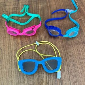 Speedo, Finis, Outdoor Masters - Bundle of 3 Toddler Swim Goggles